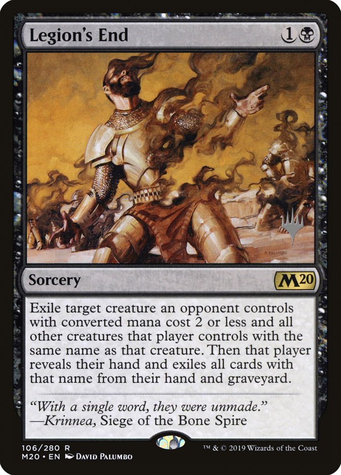 Legion's End (Promo Pack) [Core Set 2020 Promos] Magic: The Gathering