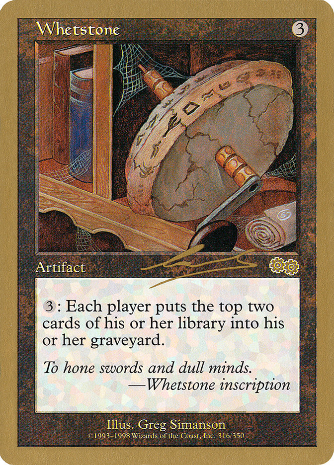 Whetstone (Nicolas Labarre) [World Championship Decks 2000] Magic: The Gathering