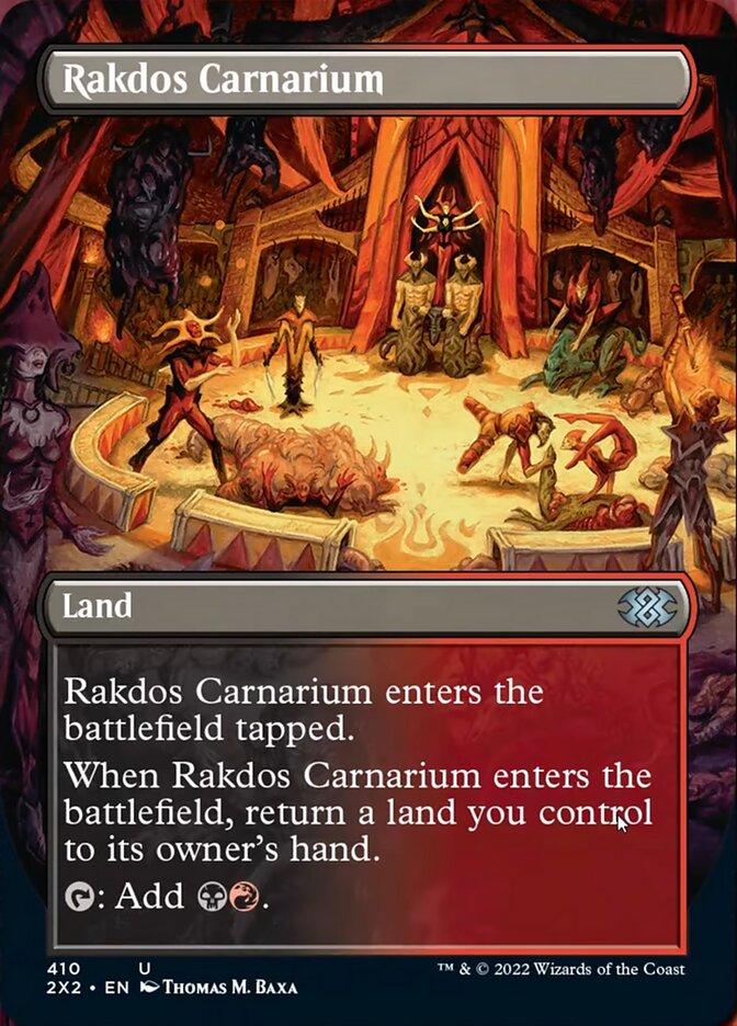 Rakdos Carnarium (Borderless Alternate Art) [Double Masters 2022] Magic: The Gathering
