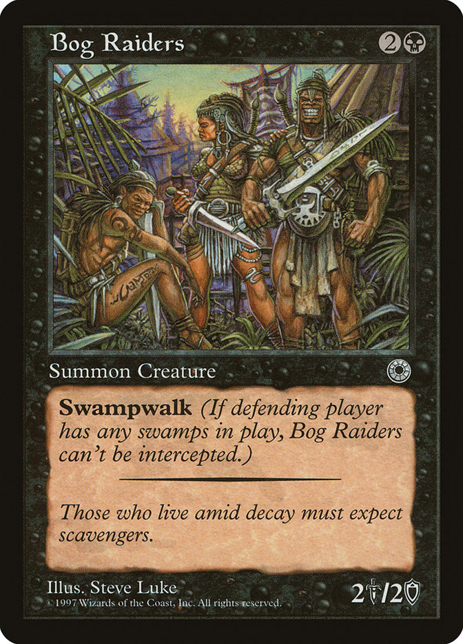 Bog Raiders [Portal] Magic: The Gathering
