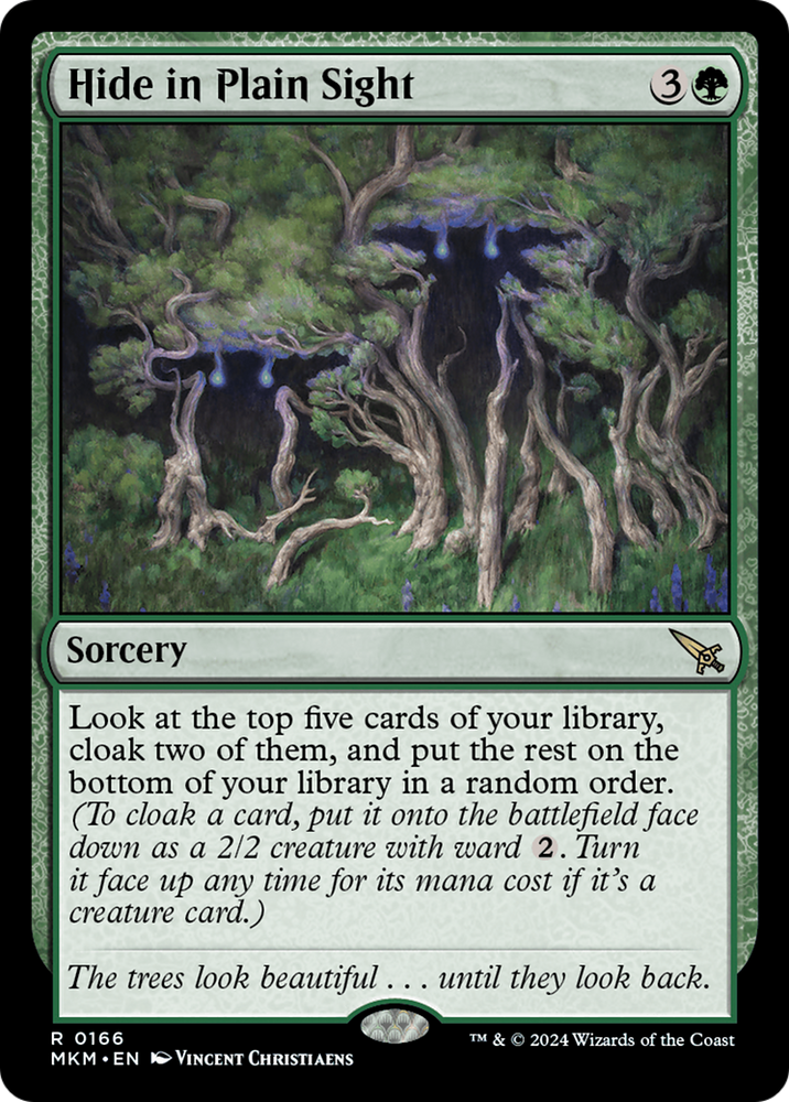 Hide in Plain Sight [Murders at Karlov Manor] Magic: The Gathering