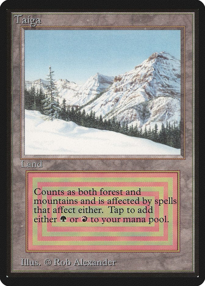 Taiga [Beta Edition] Magic: The Gathering