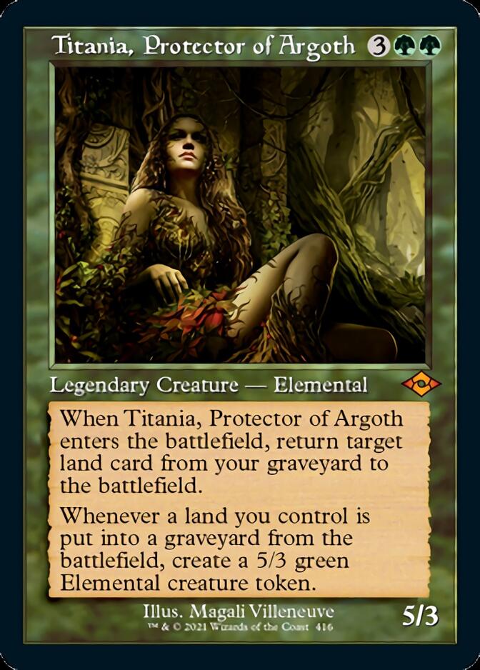 Titania, Protector of Argoth (Retro) [Modern Horizons 2] Magic: The Gathering