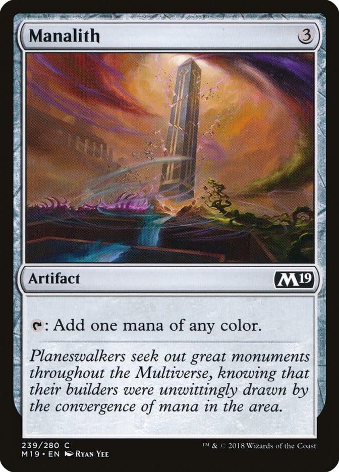 Manalith [Core Set 2019] Magic: The Gathering