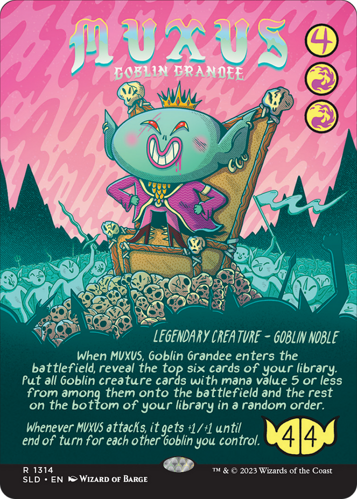 Muxus, Goblin Grandee [Secret Lair Drop Series] Magic: The Gathering