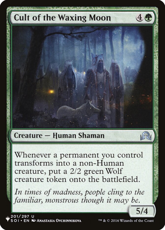 Cult of the Waxing Moon [The List] Magic: The Gathering