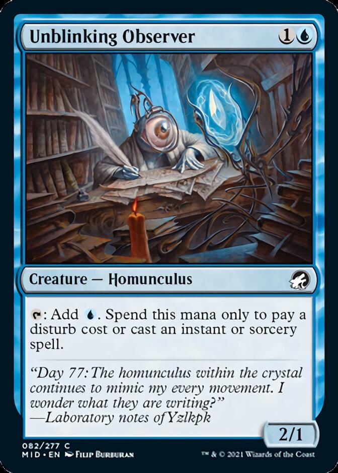 Unblinking Observer [Innistrad: Midnight Hunt] Magic: The Gathering