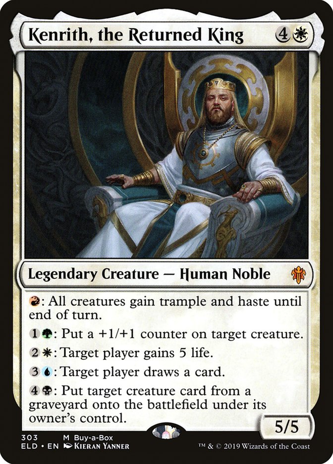 Kenrith, the Returned King (Buy-A-Box) [Throne of Eldraine Promos] Magic: The Gathering