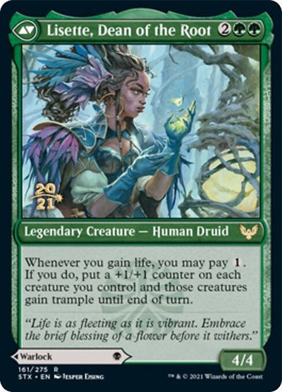 Valentin, Dean of the Vein // Lisette, Dean of the Root [Strixhaven: School of Mages Prerelease Promos] Magic: The Gathering