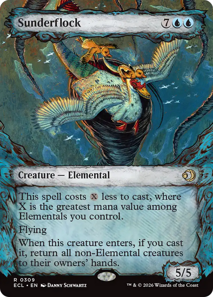 Sunderflock (Showcase) [Lorwyn Eclipsed] Magic: The Gathering