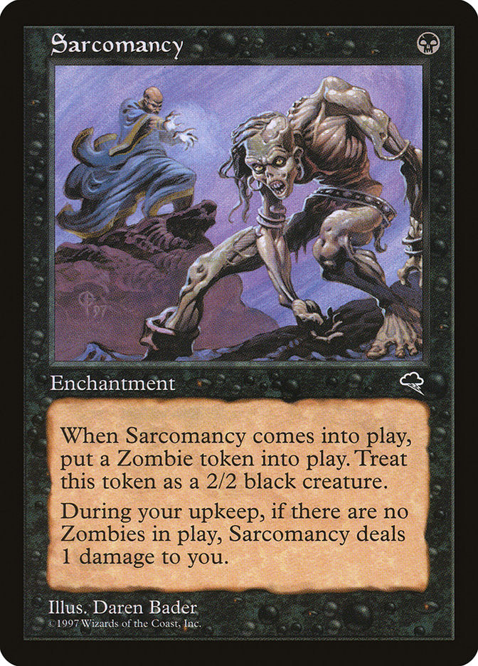 Sarcomancy [Tempest] Magic: The Gathering