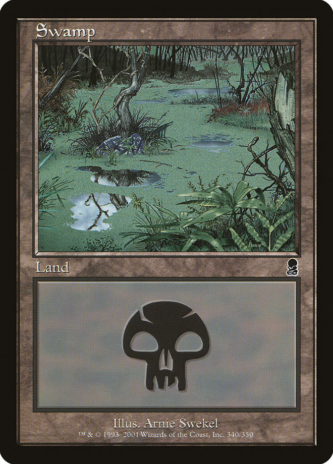 Swamp (340) [Odyssey] Magic: The Gathering