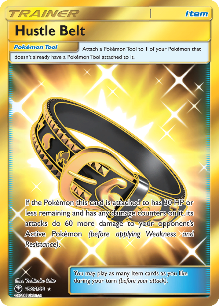 Hustle Belt (179/168) [Sun & Moon: Celestial Storm] Pokémon