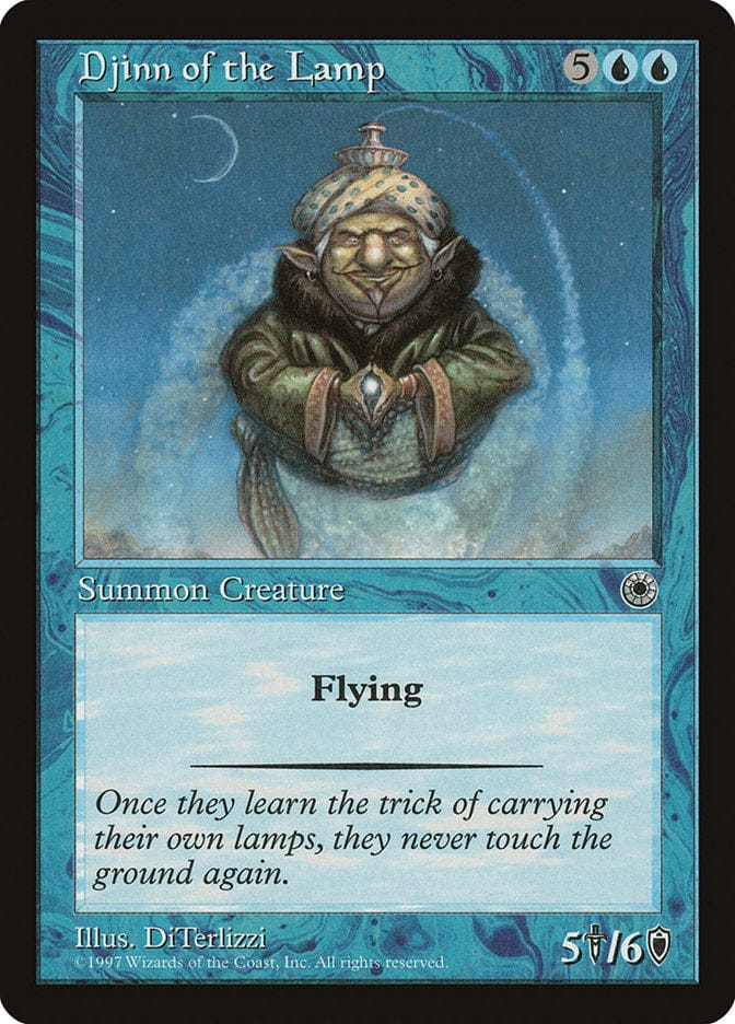 Djinn of the Lamp [Portal] Magic: The Gathering