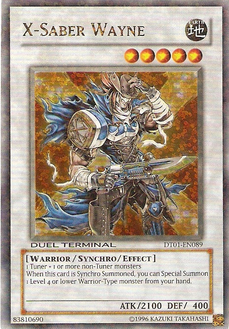 X-Saber Wayne [DT01-EN089] Ultra Rare Yu-Gi-Oh!