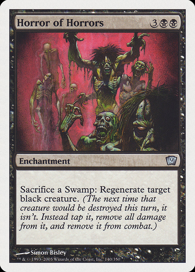 Horror of Horrors [Ninth Edition] Magic: The Gathering