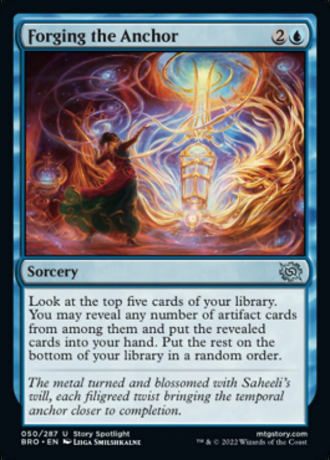 Forging the Anchor [The Brothers' War] Magic: The Gathering
