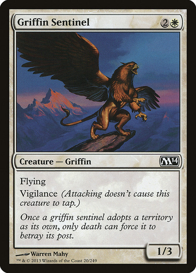 Griffin Sentinel [Magic 2014] Magic: The Gathering