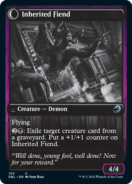 Heirloom Mirror // Inherited Fiend [Innistrad: Double Feature] Magic: The Gathering