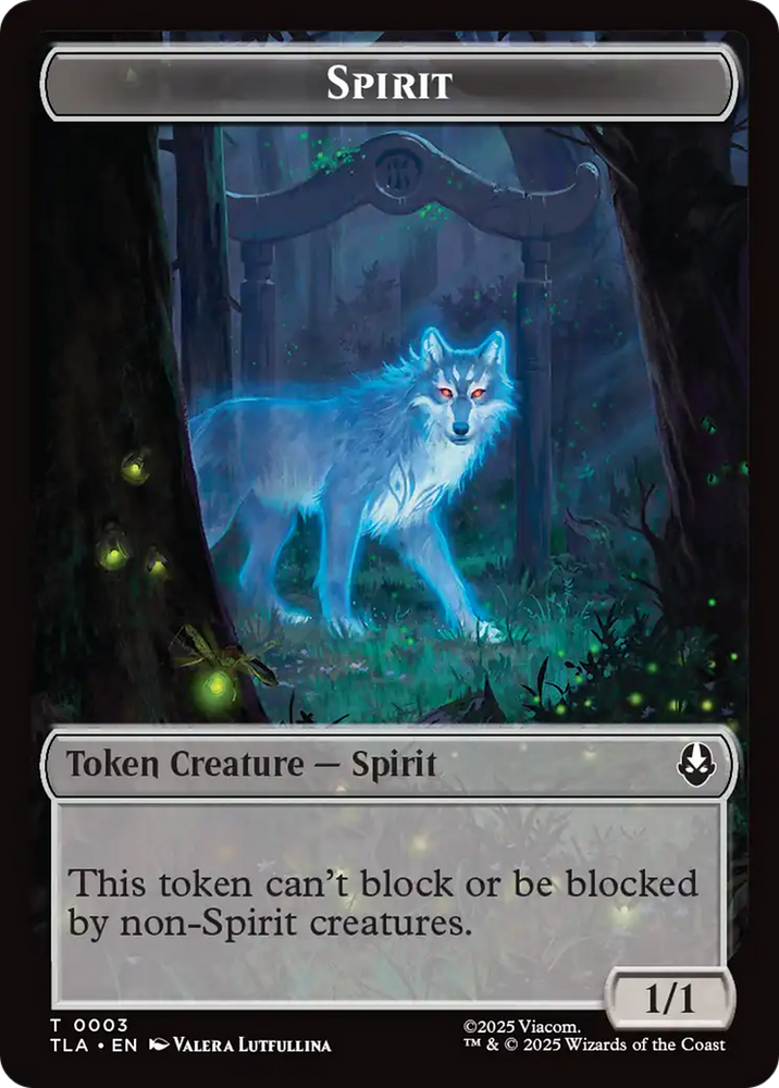 Ally (0007) // Spirit Double-Sided Token [Avatar: The Last Airbender Tokens] Magic: The Gathering