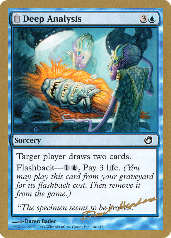 Deep Analysis (Dave Humpherys) [World Championship Decks 2003] Magic: The Gathering