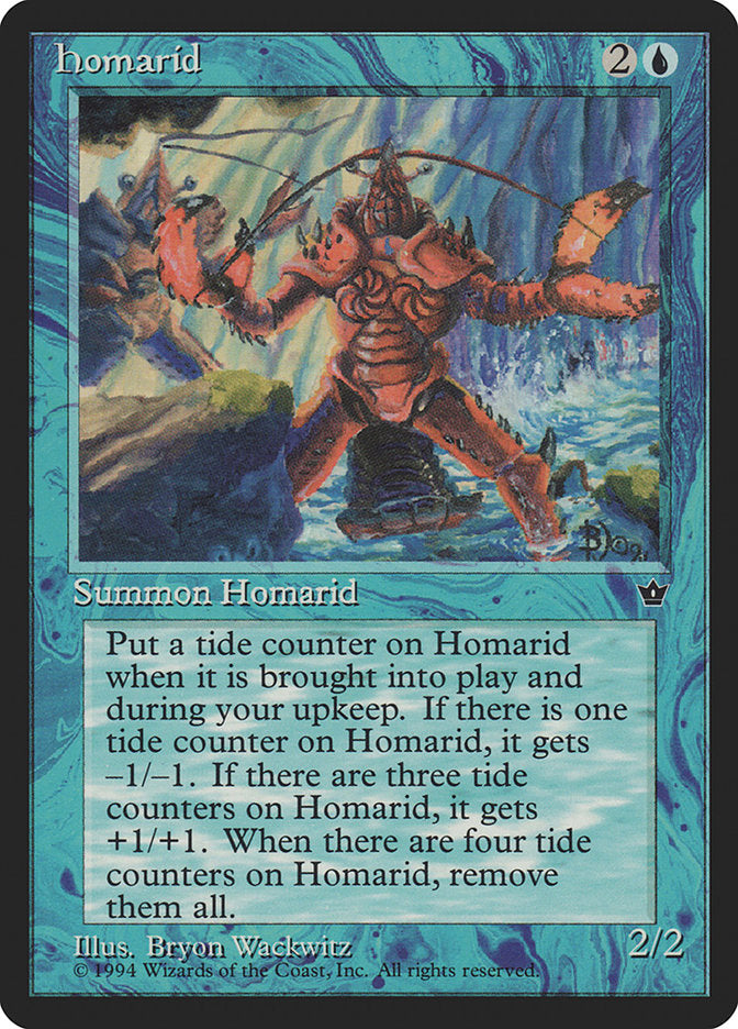 Homarid (Bryon Wackwitz) [Fallen Empires] Magic: The Gathering