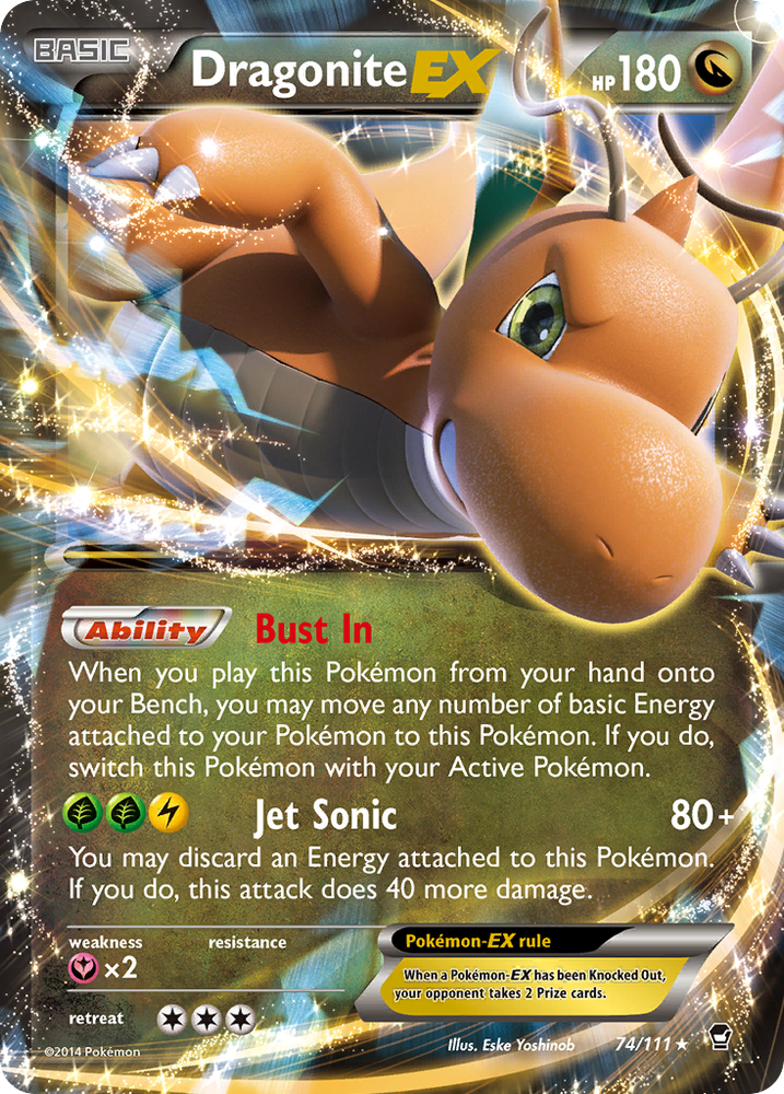 Dragonite EX (74/111) [XY: Furious Fists] Pokémon