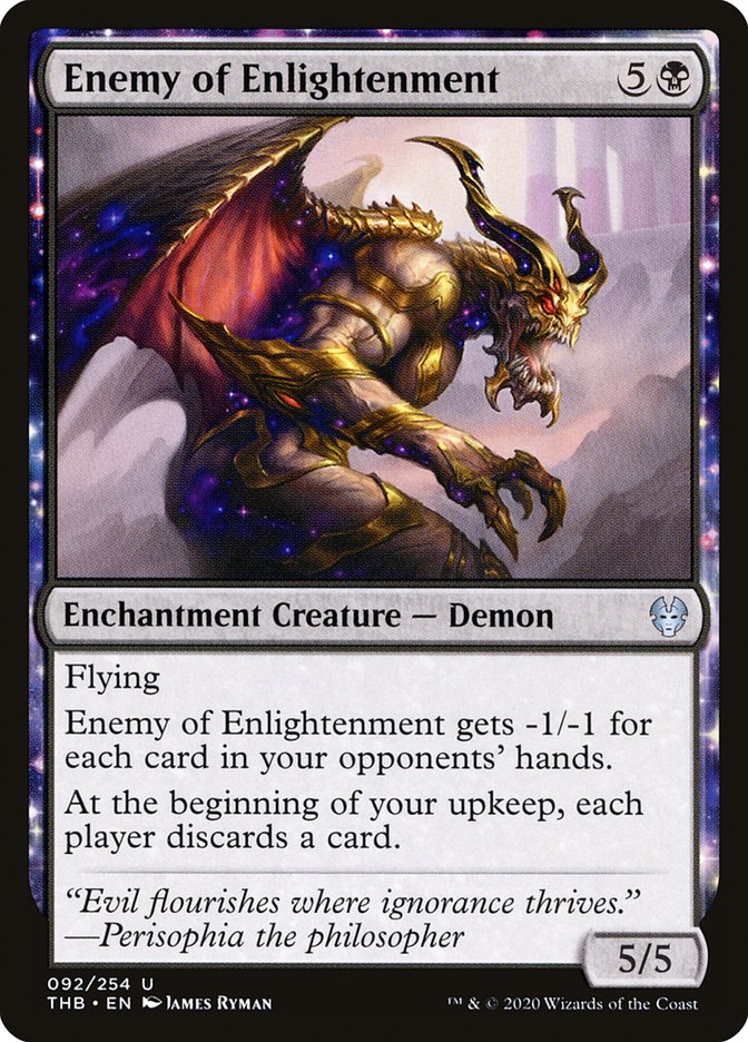 Enemy of Enlightenment [Theros Beyond Death] Magic: The Gathering