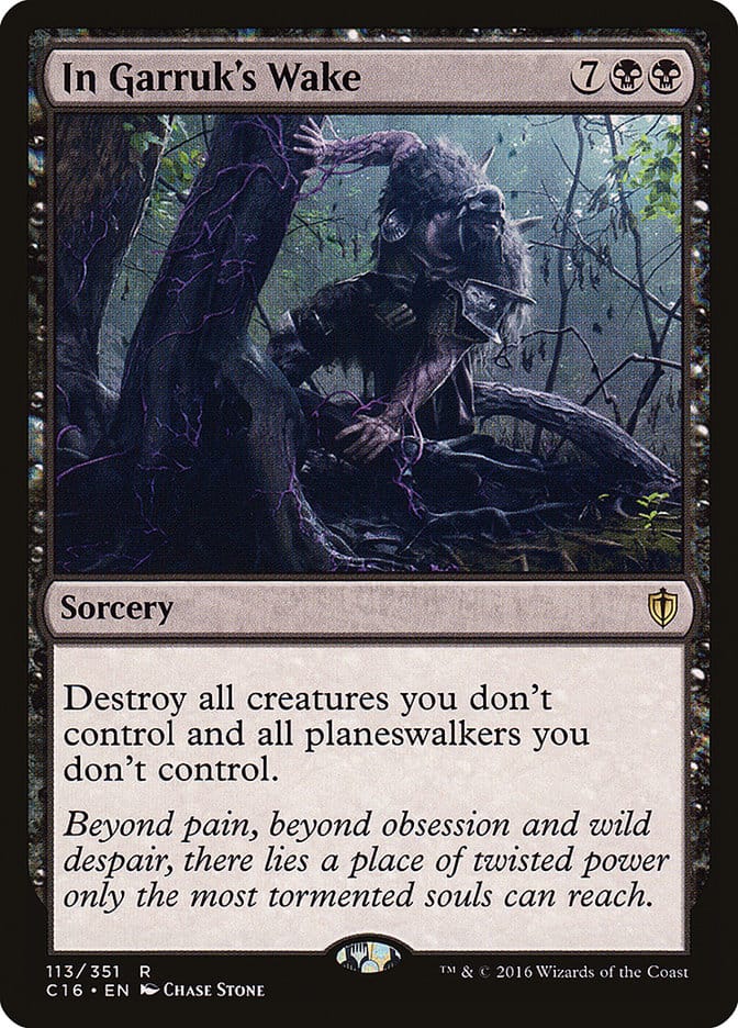 In Garruk's Wake [Commander 2016] Magic: The Gathering