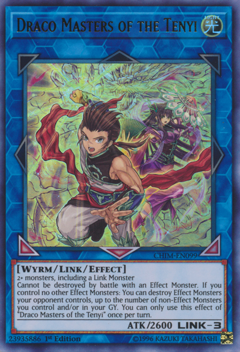 Draco Masters of the Tenyi [CHIM-EN099] Ultra Rare - Yugioh Cards For Your TCG Needs!