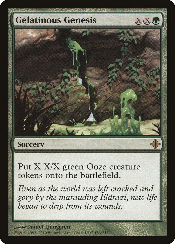 Gelatinous Genesis [Rise of the Eldrazi] Magic: The Gathering