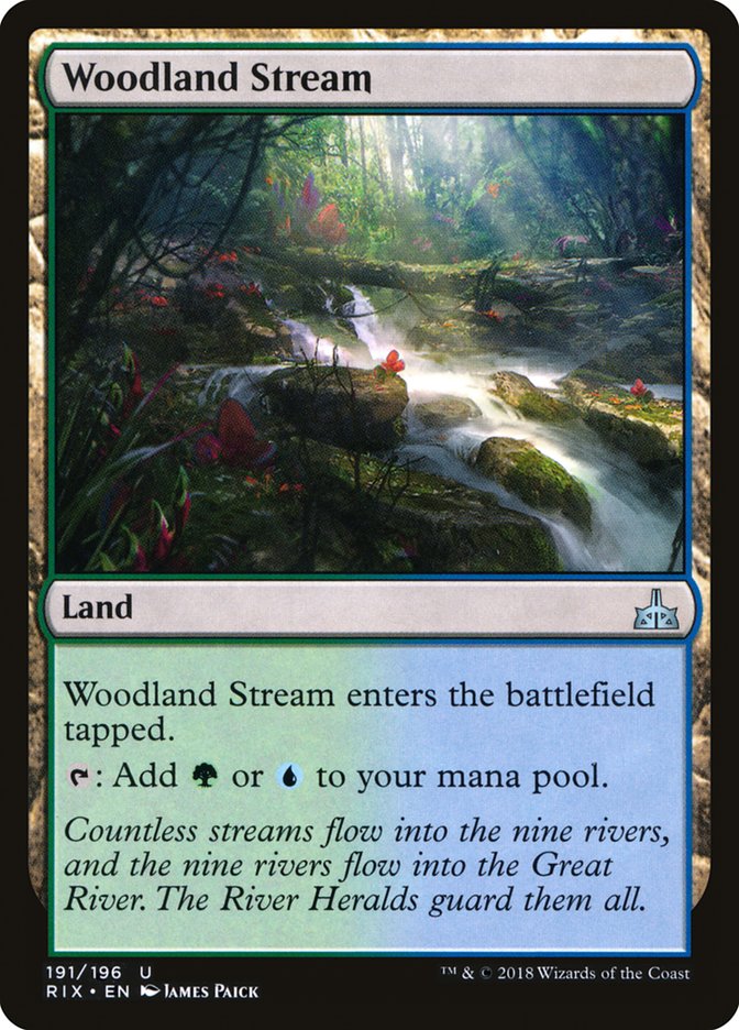 Woodland Stream [Rivals of Ixalan] Magic: The Gathering