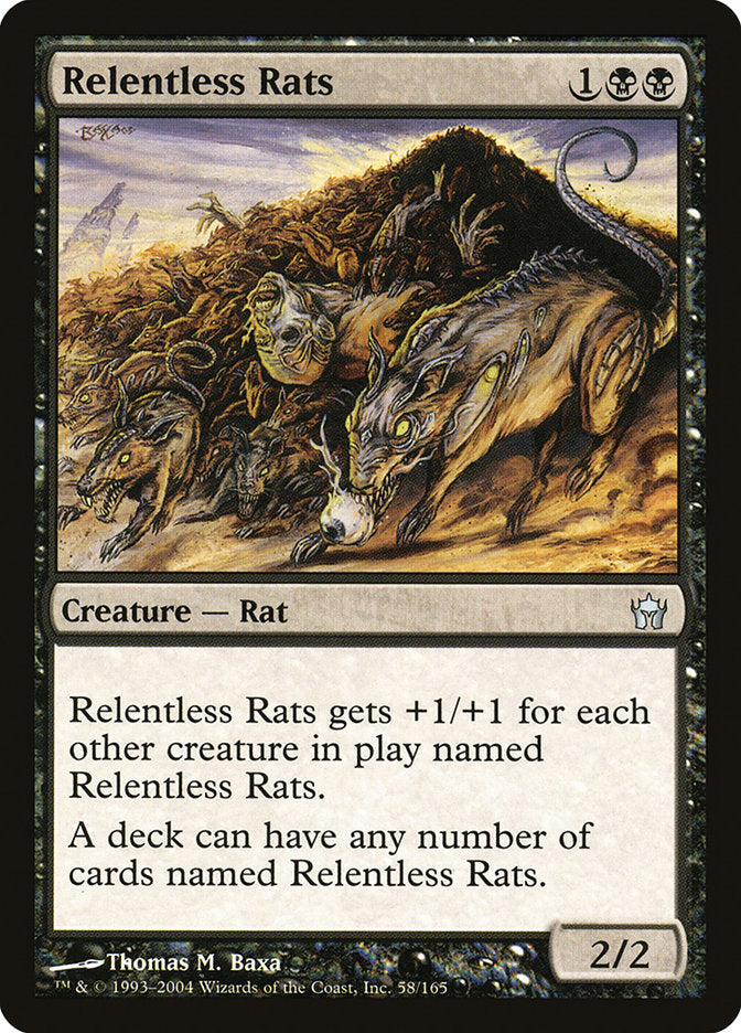 Relentless Rats [Fifth Dawn] Magic: The Gathering
