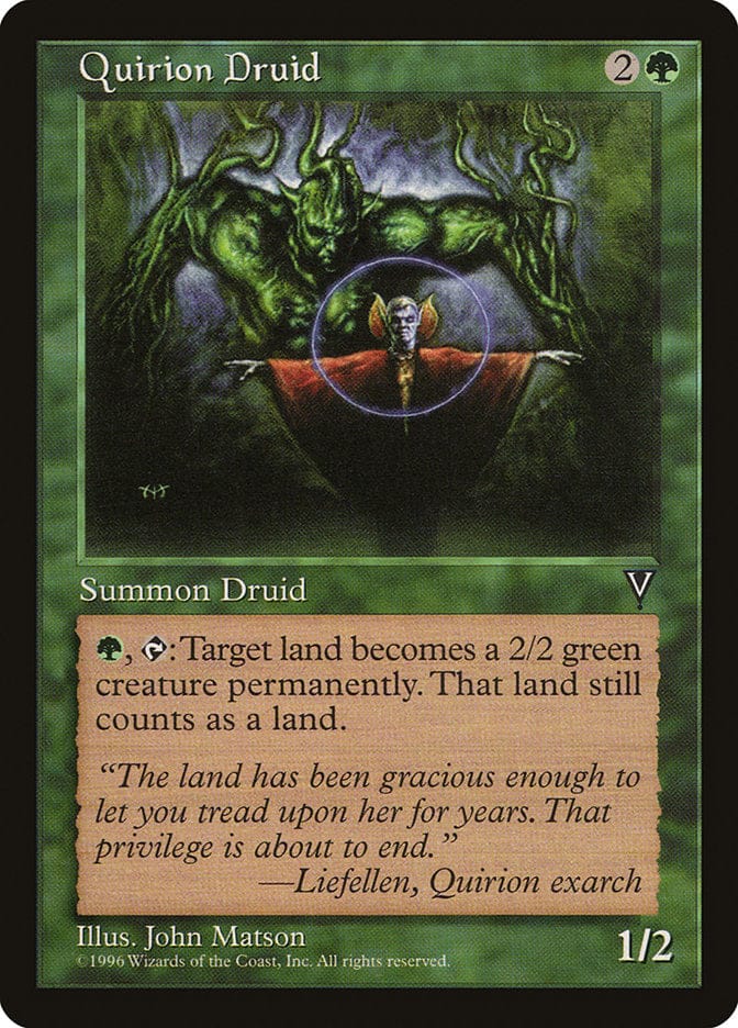 Quirion Druid [Visions] Magic: The Gathering