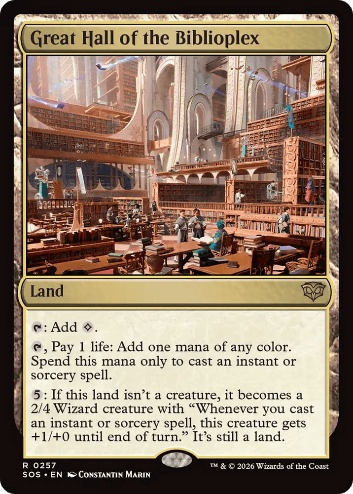 Great Hall of the Biblioplex [Secrets of Strixhaven]