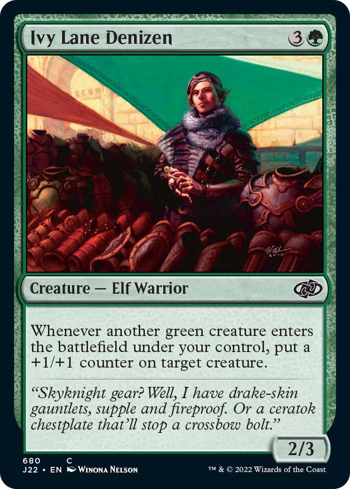 Ivy Lane Denizen [Jumpstart 2022] Magic: The Gathering