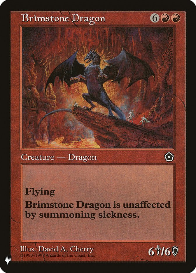 Brimstone Dragon [Mystery Booster] Magic: The Gathering
