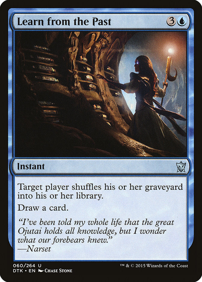 Learn from the Past [Dragons of Tarkir] Magic: The Gathering