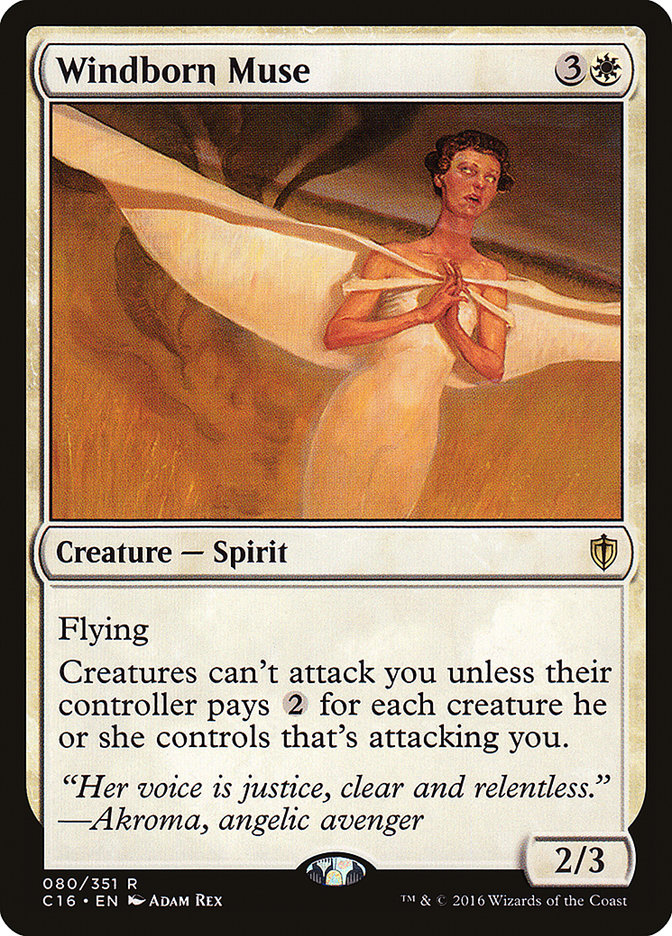 Windborn Muse [Commander 2016] Magic: The Gathering