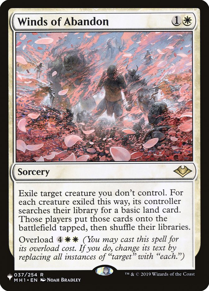 Winds of Abandon [The List] Magic: The Gathering