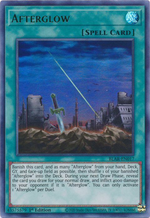 Afterglow [BLAR-EN017] Ultra Rare - Yugioh Cards For Your TCG Needs!