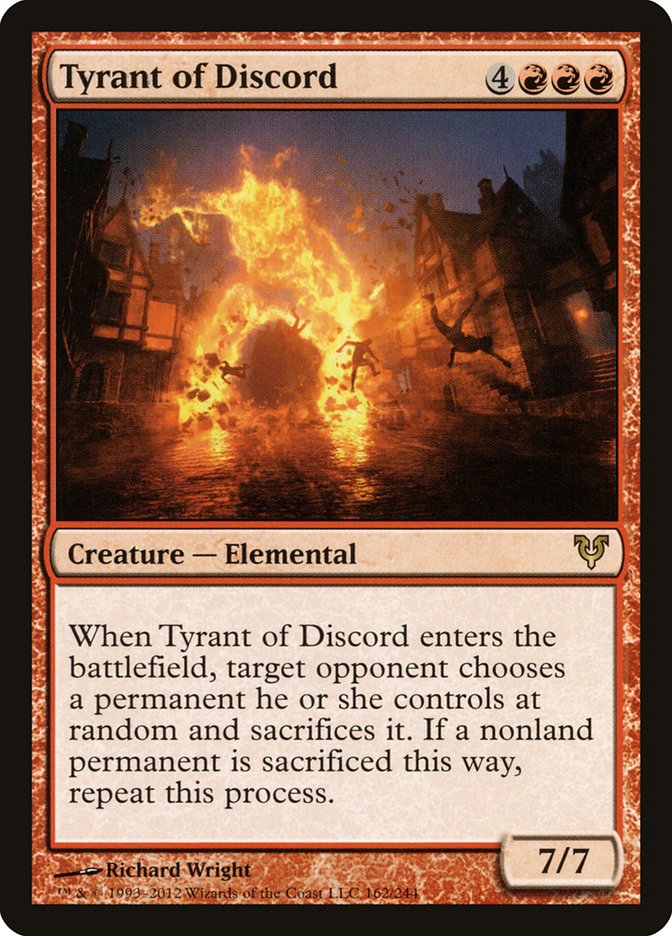 Tyrant of Discord [Avacyn Restored] Magic: The Gathering