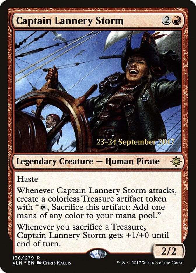 Captain Lannery Storm [Ixalan Prerelease Promos] Magic: The Gathering