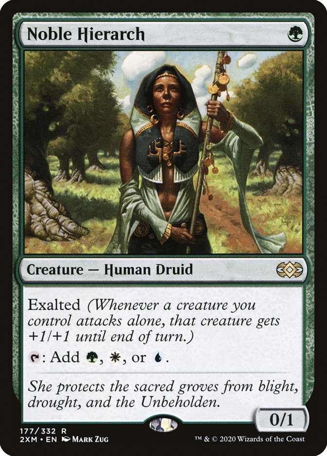 Noble Hierarch [Double Masters] Magic: The Gathering