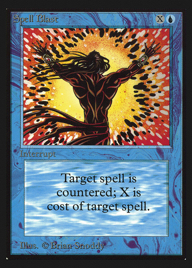 Spell Blast [International Collectors' Edition] Magic: The Gathering