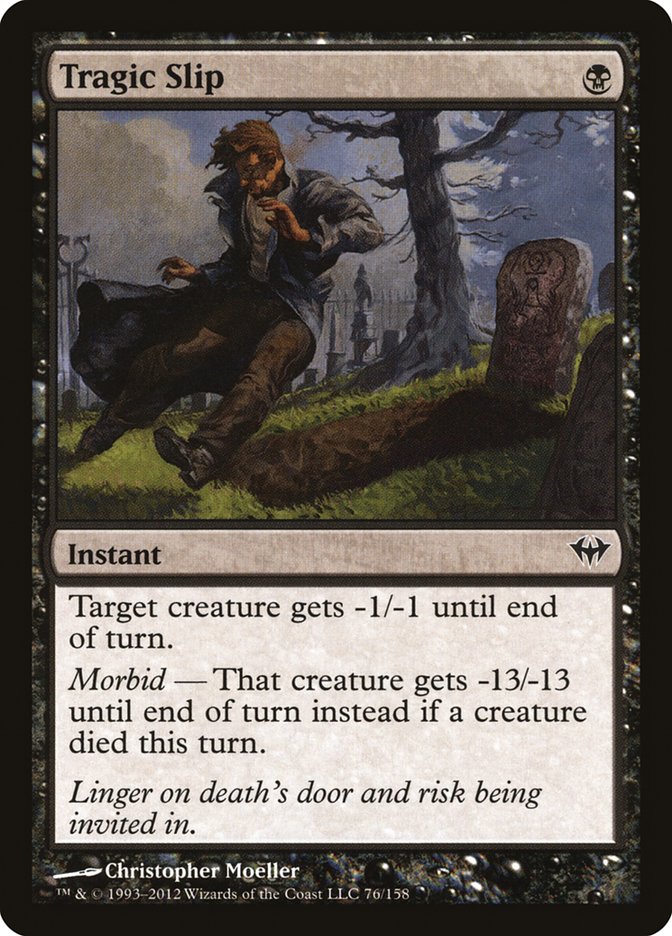 Tragic Slip [Dark Ascension] Magic: The Gathering