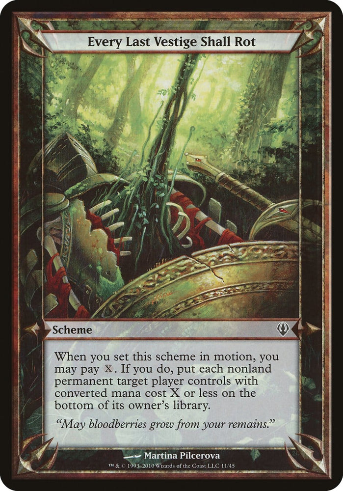 Every Last Vestige Shall Rot (Schemes) [Archenemy Schemes] Magic: The Gathering