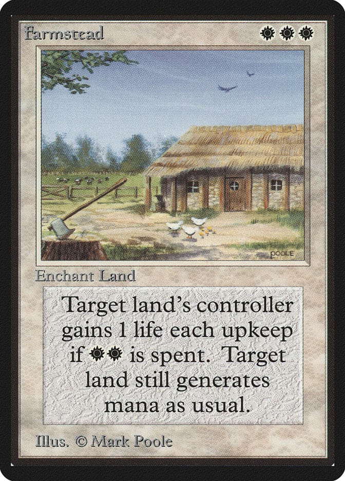 Farmstead [Beta Edition] Magic: The Gathering