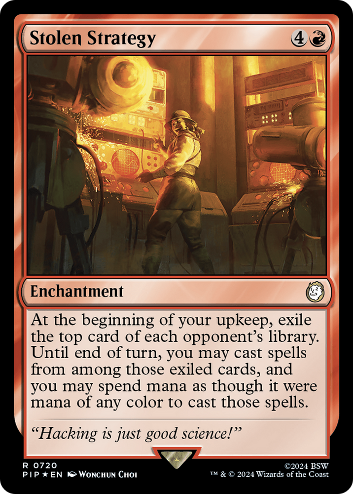 Stolen Strategy (Surge Foil) [Fallout] Magic: The Gathering