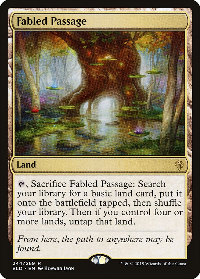 Fabled Passage [Throne of Eldraine] Magic: The Gathering